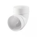 Колено Vents 222P 90° (d=125 мм) для круглых каналов, вентиляционное