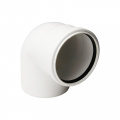 Отвод Sinikon Comfort Plus 504035.К 50х87°, белый