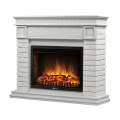 Портал Firelight Bricks 25, цвет камня Белый, шпон Белый
