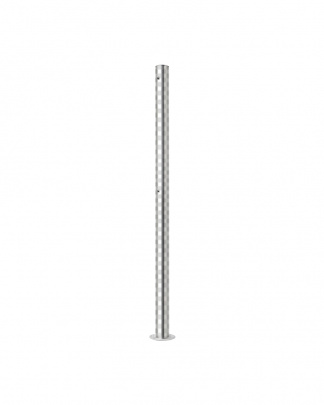 Балясина Корея Stainless combi post 38,1х25,4 мм прямая, с рисунком