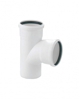 Тройник Sinikon Comfort Plus 508017.К 50х50х87°, белый
