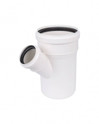 Тройник Sinikon Comfort Plus 510031.К 110х50х45°, белый