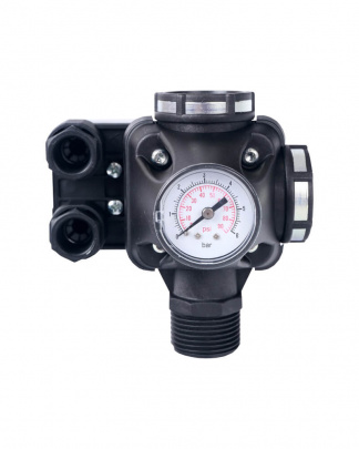 Реле давления Stout SCS-0001-00005 со встроенным манометром PM5-3W, 1-5 бар