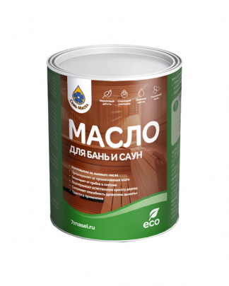 Масло 7 Масел 0,9 л. для бань и саун