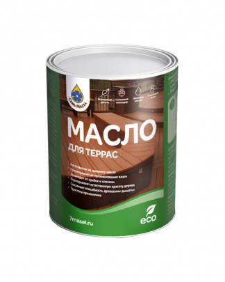 Масло 7 Масел 0,9 л. для террас