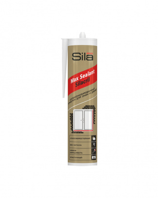 Герметик Sila Pro Max Sealant Universal 280 мл силиконовый, белый