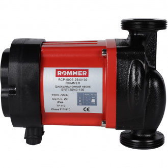Циркуляционный насос ROMMER ERTI 25/40-130 с электронным управлением