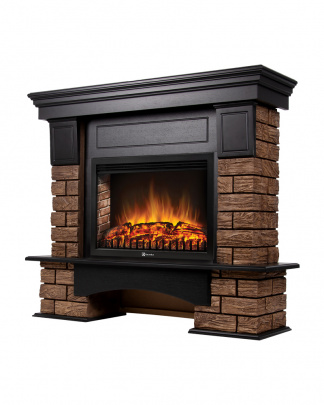 Портал Firelight Forte Wood 25, цвет камня «Каменный Дуб», шпон Венге